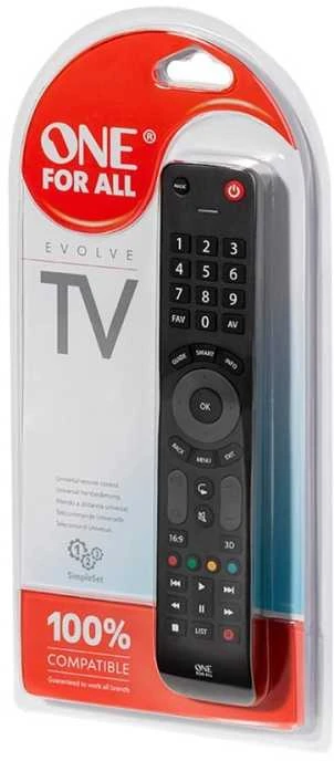One For All ONE Visiems 1, universalus nuotolinio valdymo pultas Evolve TV