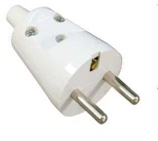 Opal WT-30 kištukas tiesiai baltas