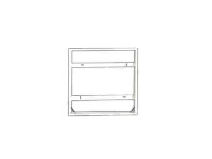 OPPLE Lighting 140055484, tvirtinimo komplektas, balta, Opple UGR19, 600 mm, 600 mm, 50 mm