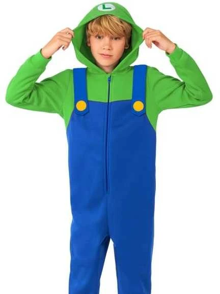 OppoKostiumo Luigi kombinezonas