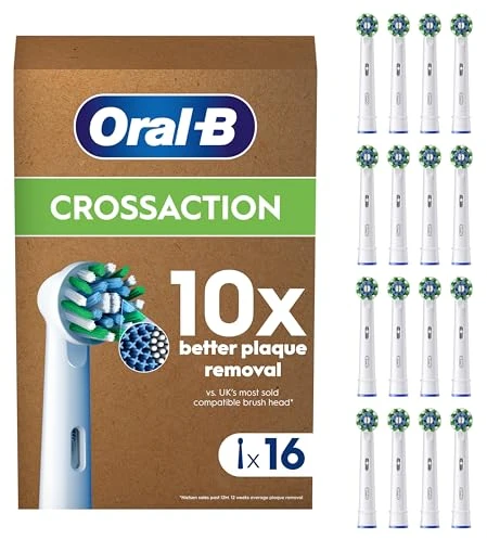 „Oral-B Pro Cross Action“ elektrinių dantų šepetėlių galvutės, 100 %