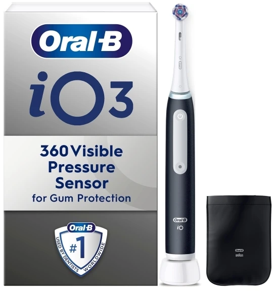 Dantų šepetėlis Oral-B iO 3 Baltas Clean juoda
