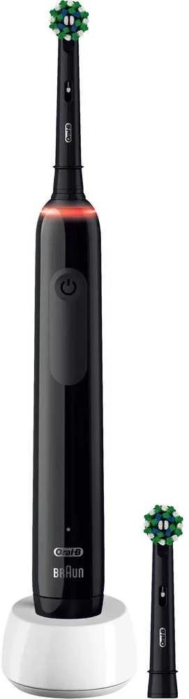 Braun Oral-B Pro 3 3000 Cross Action Elektrinis dantų šepetėlis, juodas