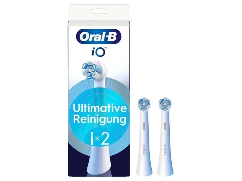 Oral-B iO šepetėlių galvutės, baltos, 2 vnt.
