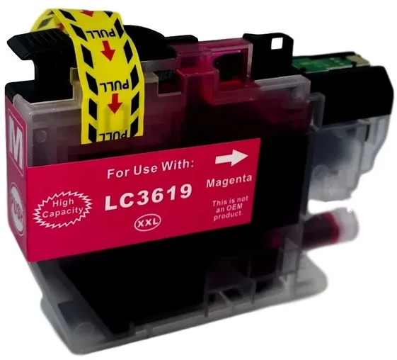 Orink Brother LC3619XL/3617 M rašalo kasetės keitimas LC3619XLM