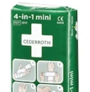 Sterilus žaizdų tvarstis 4-in-1 Mini 6cm x 3m, Cederroth