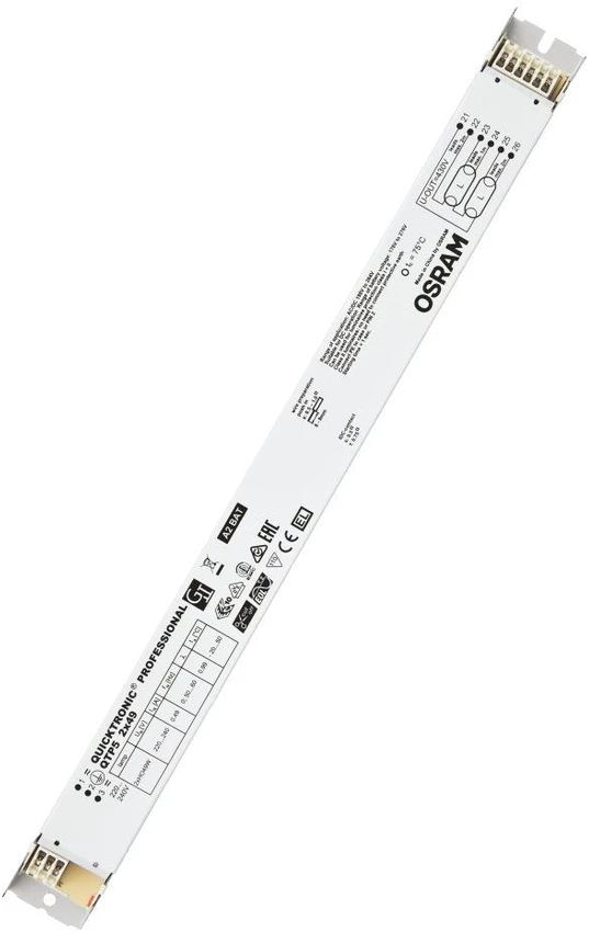 Osram elektroninis balastas T5 QTP5 2 x 49W liuminescencinėms lempoms (4008321329431)