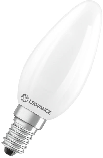 Osram 1,8W LED lemputė CLASSIC B, E14, matinės baltos sp., 300°, 2700K
