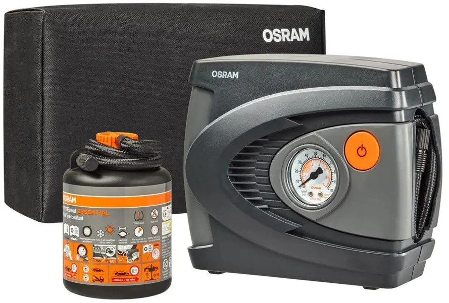 OSRAM TYREseal Kit Essential, skaitmeninis oro kompresorius
