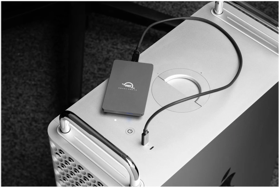 Kietasis diskas Other World Computing OWC Envoy Pro FX 2TB Pilka išorinis SSD diskas (OWCTB3ENVPFX02)