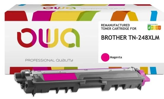 OWA Armor toneris, suderinamas su Brother TN-248XL M, 2300 psl., raudona/magenta