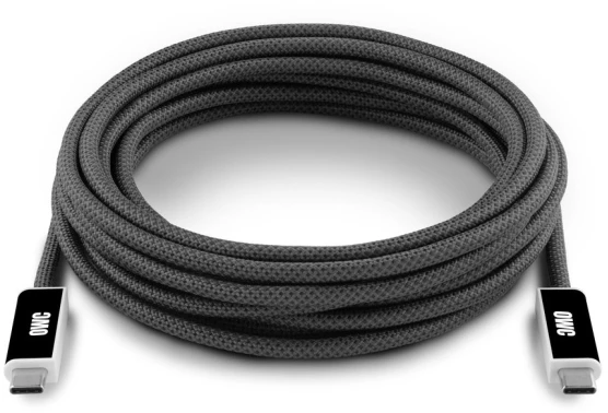 OWC Thunderbolt 4 USB4 4.5m optinis juodas