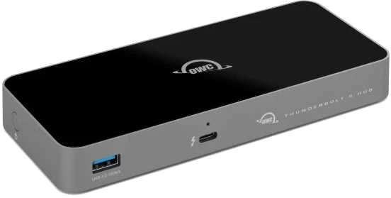 OWC Thunderbolt 5 šakotuvas su priekine jungtimi