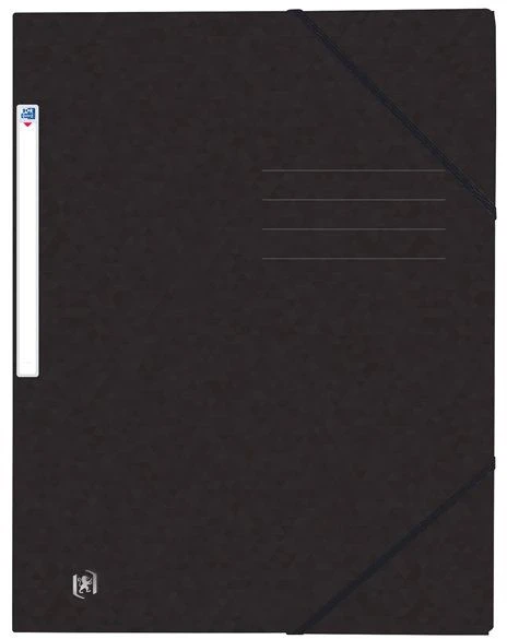 Oxford Oxford 400116306, Envelope folder, A4, Cardboard, Juodas, 200 sheets, 390 g/m²