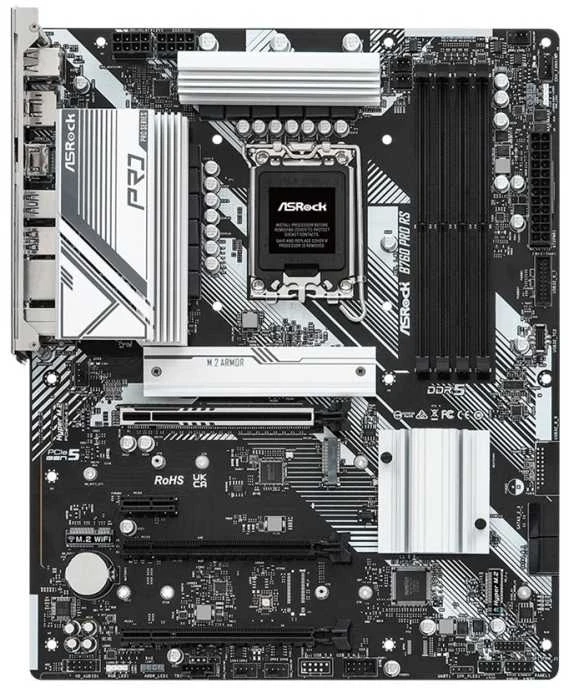 Pagrindinė plokštė ASROCK B760 PRO RS Socket 1700 DDR5 ATX