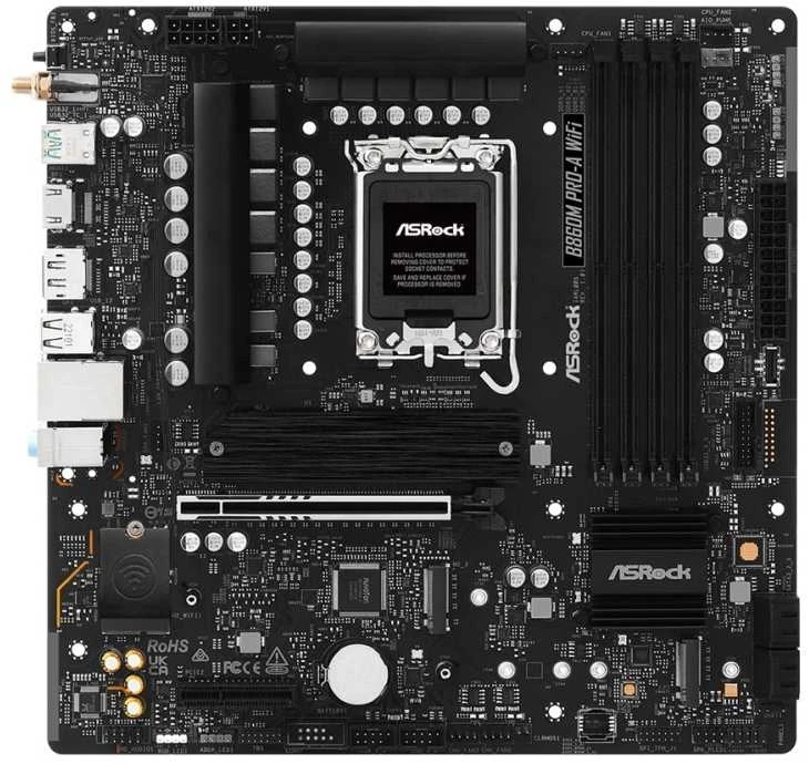 ASRock B860M Pro-A WiFi pagrindinė plokštė