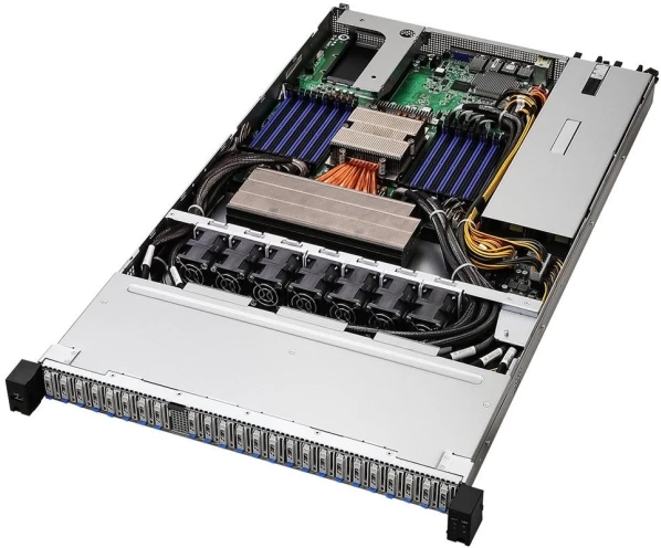 ASRock Barebone 1U vieno lizdo SP5 1U24E1S-GENOA/2L2T