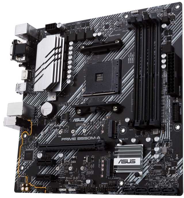 Pagrindinė plokštė ASUS AMD B550 / SAM4 / MicroATX / Memory DDR4 / Atminties lizdai 4 / 2xPCI-Express 3.0 1x / 1xPCI-Express 4.0 16x / 2xM.2 / 1x15pin D-sub / 1xDVI-D / 1xHDMI / 6xUSB 3.2 / 1xPS/2 / 1xRJ45 / 3xAudio port