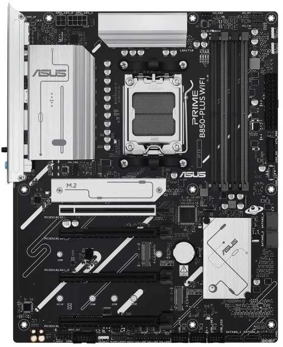 Pagrindinė plokštė|ASUS|AMD B850|SAM5|ATX|DDR5 atmintis|Atminties lizdai 4|2xPCI-Express 3.0 16x|1xPCI-Express 4.0 16x|1xPCI-Express 5.0 16x|3xM.2|1xHDMI|1xDisplayPort|3xUSB 2.0|5xUSB 3.2 B tipo|2xUSB-C|3xAudio prievadas|PRIMEB850-PLUSWIFI