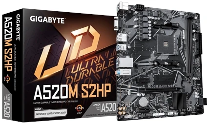 pagrindinė plokštė Gigabyte A520M S2HP