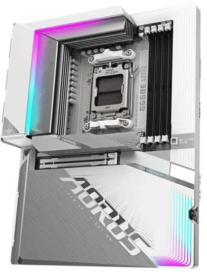 Pagrindinė plokštė GIGABYTE B650E AORUS STEALTH ICE