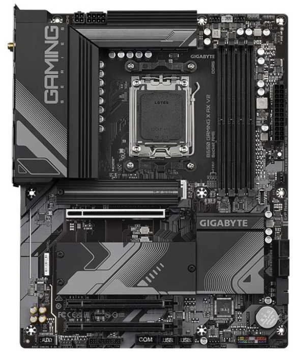 Pagrindinė plokštė GIGABYTE B650 GAMING X AX V2 AM5 4xDDR5 4xSATA 3xM.2