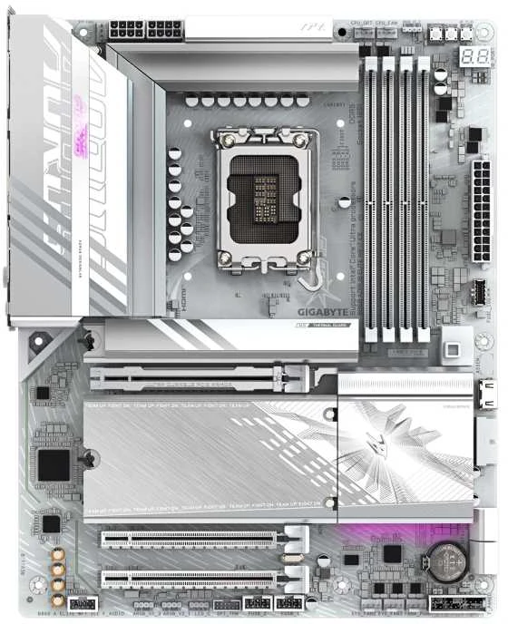 Pagrindinė plokštė Gigabyte B860 A ELITE WF7 ICE