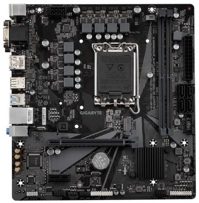 Pagrindinė plokštė GIGABYTE H610M S2H V2