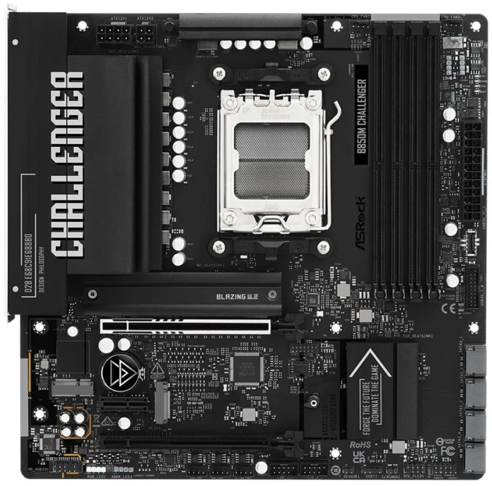 Pagrindinė plokštė ASRock B850M Challenger AM5 mATX HDMI/DP