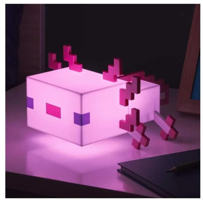 Paladone Minecraft Axolotl lempa