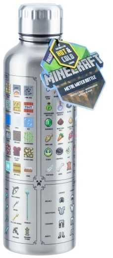 Paladone Minecraft Metalinis vandens buteliukas (500ml)