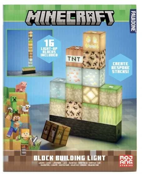 Paladone Minecraft blokų statyba lempa