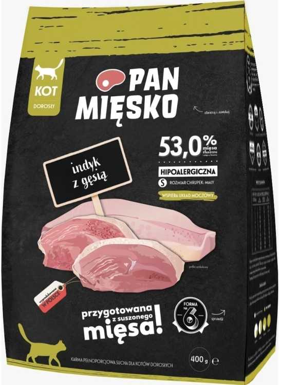 Pan Mięsko Maistas sausas katei kalakutiena su gęsią (dorosły) chrupki S 400g