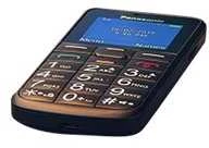 Senjorų telefonas Panasonic KX-TU110EXB (juodas)