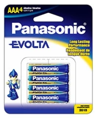 Panasonic LR03 4-BL EVOLTA, Vienkartinės baterijos, AAA, Šarminės, 1,5 V, 4 vnt., Mėlyna
