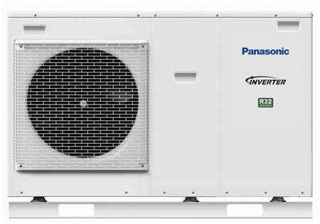 Kondicionierius Panasonic oro/vandens šilumos siurblio išorinis blokas, WH-MDC05J3E5 tipas, monoblokas (vėsinimui ir šildymui), 5 kW. J karta. 2020 m. birželis.