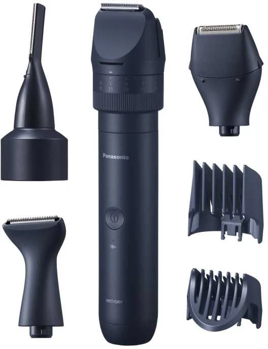 „Panasonic“ barzdos ir plaukų kirpimo mašinėlė | „MultiShape ER-CKN1-PAC1“ | Belaidė | Drėgno ir sauso skutimo | Ilgio pakopų skaičius: 39 | Juodas