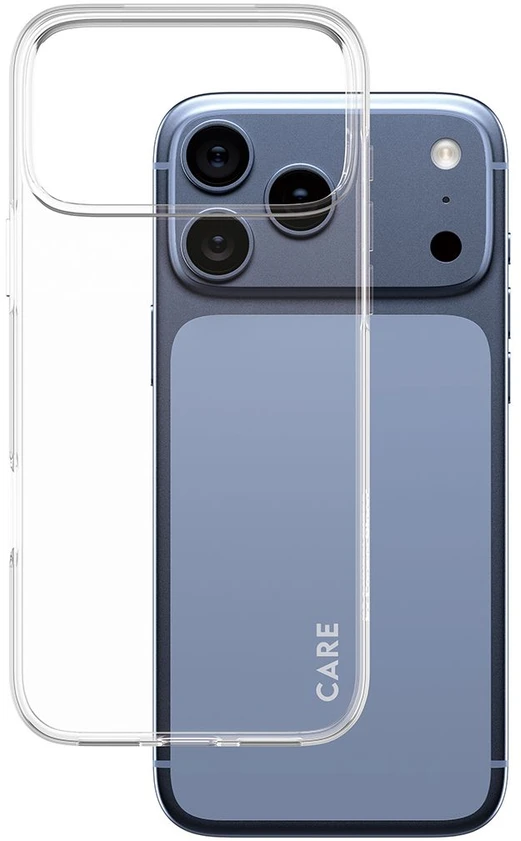Panzer Glass CARE dėklas, sukurtas PanzerGlass X-Ray, skirtas iPhone 18 Pro Max / iPhone 17 Pro Max, permatomas
