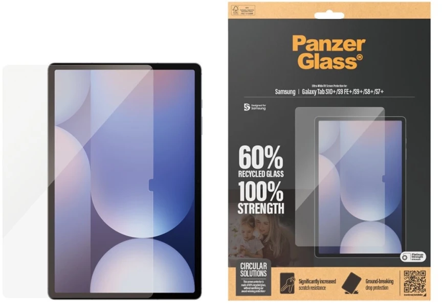 Panzer Glass PanzerGlass Ultra-Wide Fit Samsung Galaxy Tab S7+/S8+/S9+/S9 FE+/S10+ Screen Protection 7379