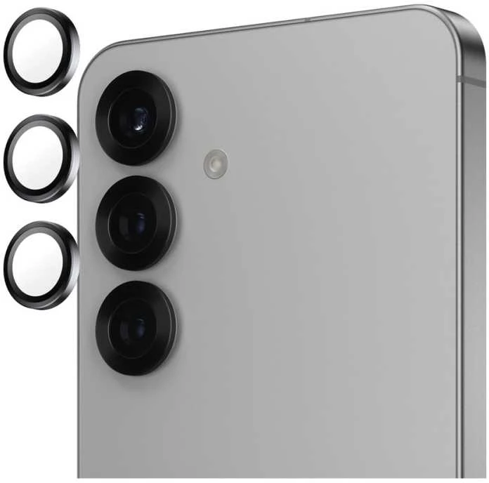 Panzer Glass Apsauginis stiklas skirtas Camera Lens PanzerGlass Hoops Lens Protector skirtas Samsung Galaxy S25 Edge Juodas
