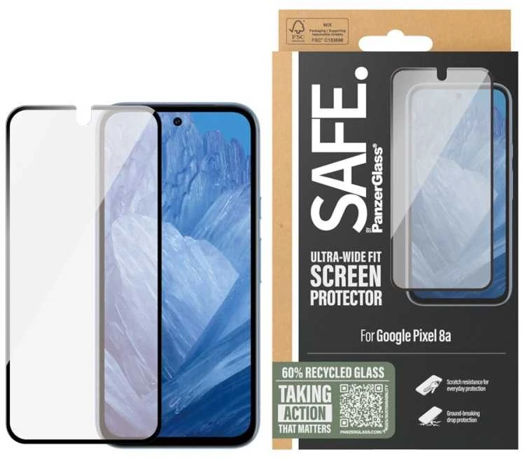 Panzer Glass PanzerGlass SAFE. sukūrė PanzerGlass Screen Protector Pixel 8a, UWF