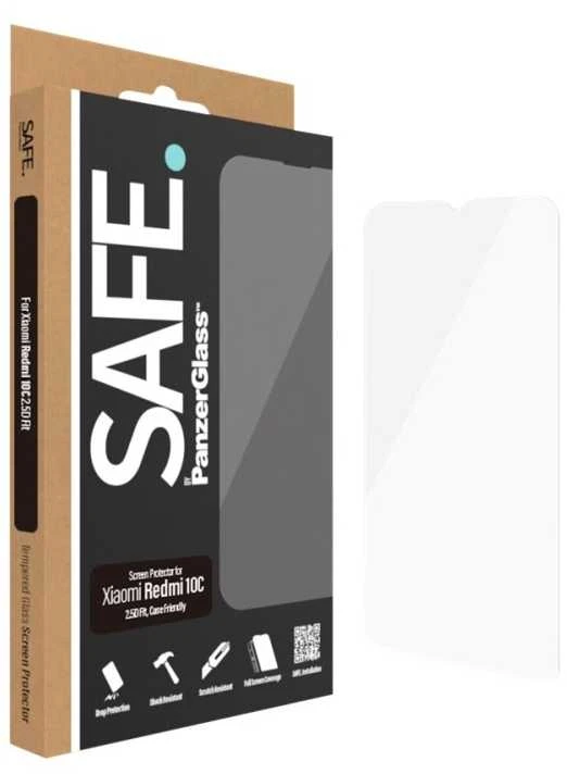 „Panzer Glass PanzerGlass SAFE. by ™ Xiaomi Redmi 10C“ | Ekrano apsauginis stiklas - Xiaomi - Xiaomi - Redmi 10C - Xiaomi - Redmi 12C - Sausas klijavimas - Atsparus įbrėžimams - Atsparus smūgiams - Skaidrus - 1 vnt.