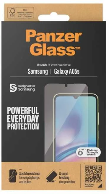 Panzer Glass PanzerGlass Ultra-Wide Fit Apsauginis stiklas Samsung Galaxy A05s