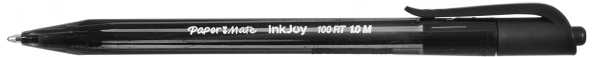 Papermate Vienkartiniai rutuliniai rašikliai „Paper Mate Ink Joy“, juodi (S0977430), pakuotėje 100 vnt.
