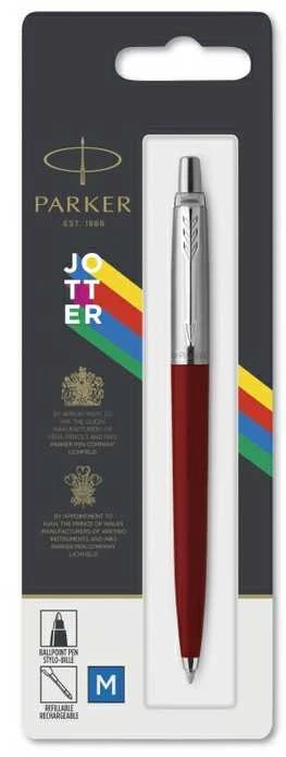 Automatinis tušinukas Parker Jotter Originals Raudona CT Medium Mėlyna, blisteryje