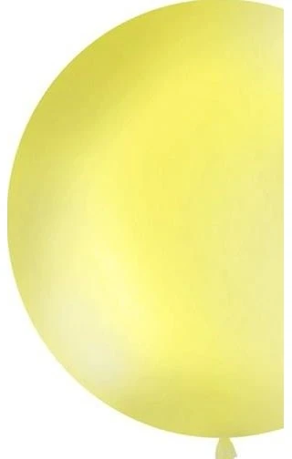 Party Deco Balionas 1m skersmens geltonas