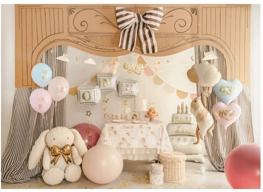 Party Deco PartyDeco balionai 30 pelėsių su ratuku 1 lengvasis malūnėlis A6 85494