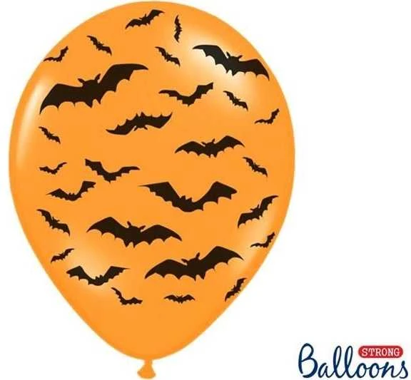 Party Deco Balionai "Šikšnosparniai" (6vnt)