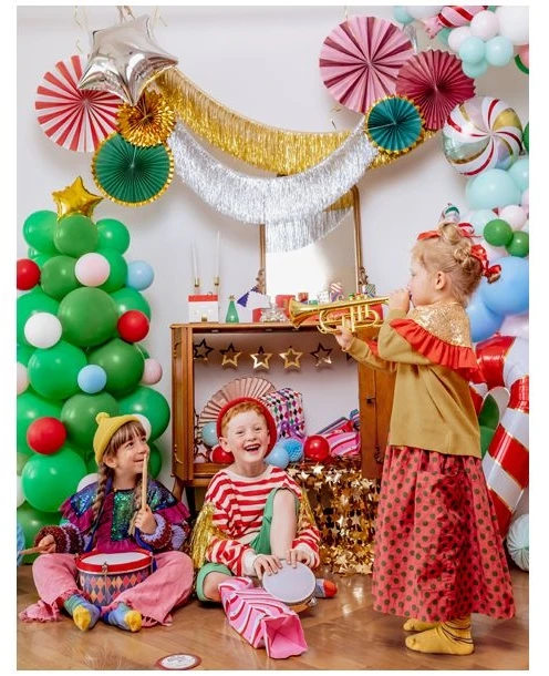 Party Deco PartyDeco dekoratyvinių rozečių mišinys 26-43 cm A3 09981