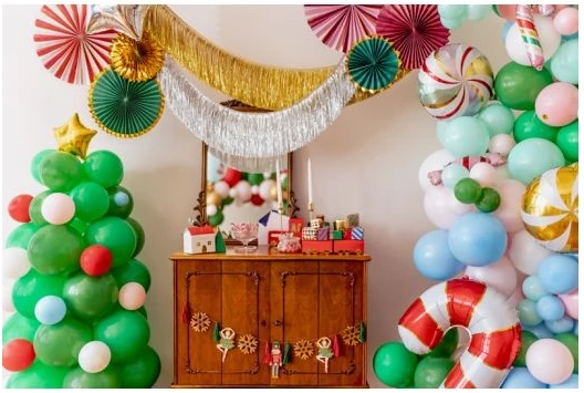 Party Deco PartyDeco dekoratyvinių rozečių mišinys 26-43 cm A3 09981
